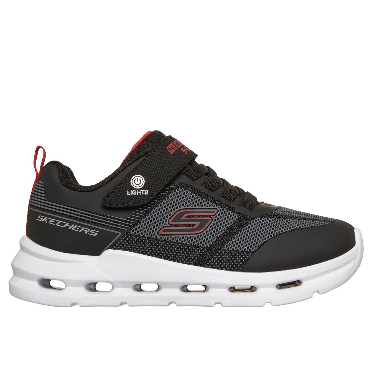 SKECHERS - Zapatillas Niño Glide-Step Lights Negro Skechers