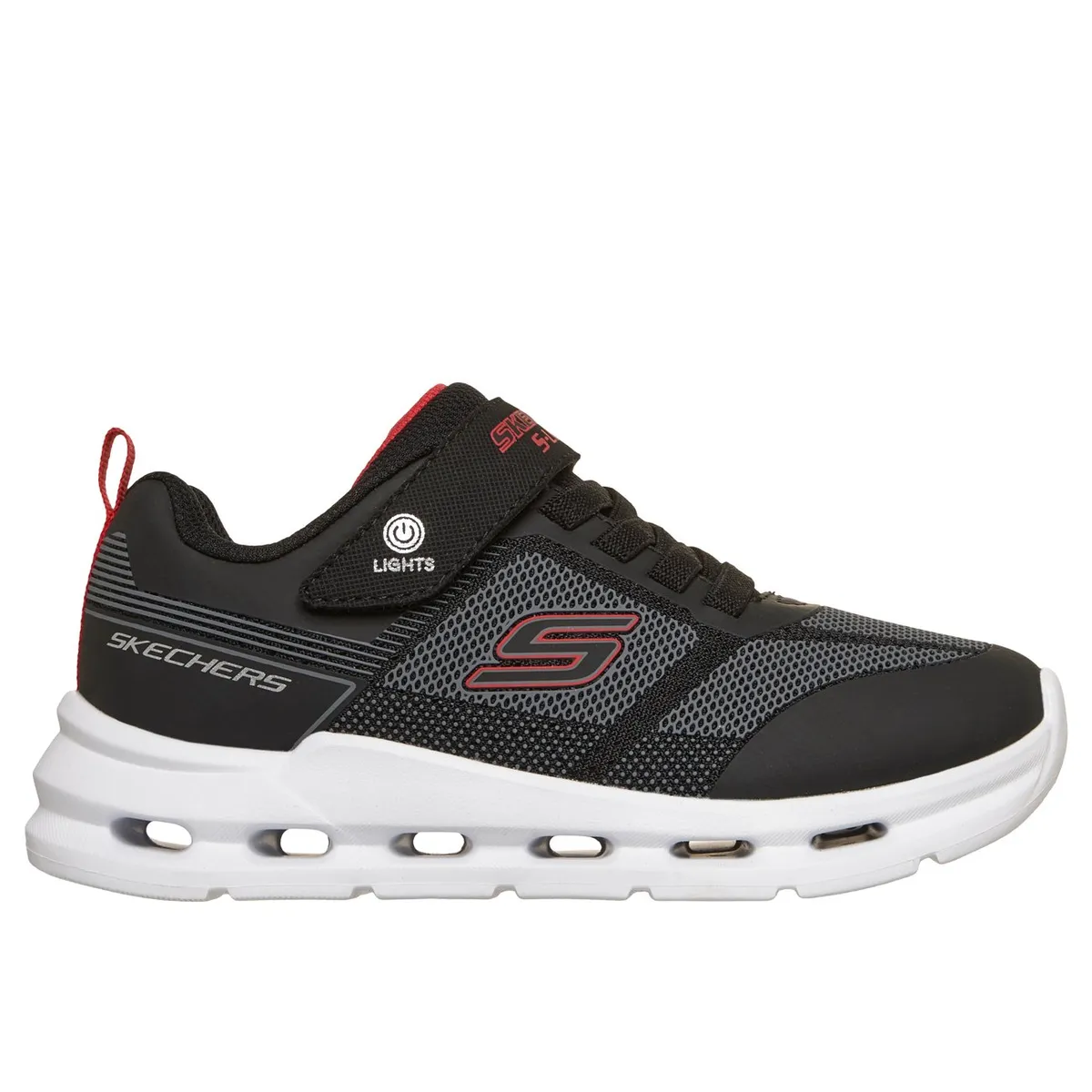 SKECHERS - Zapatillas Niño Glide-Step Lights Negro Skechers