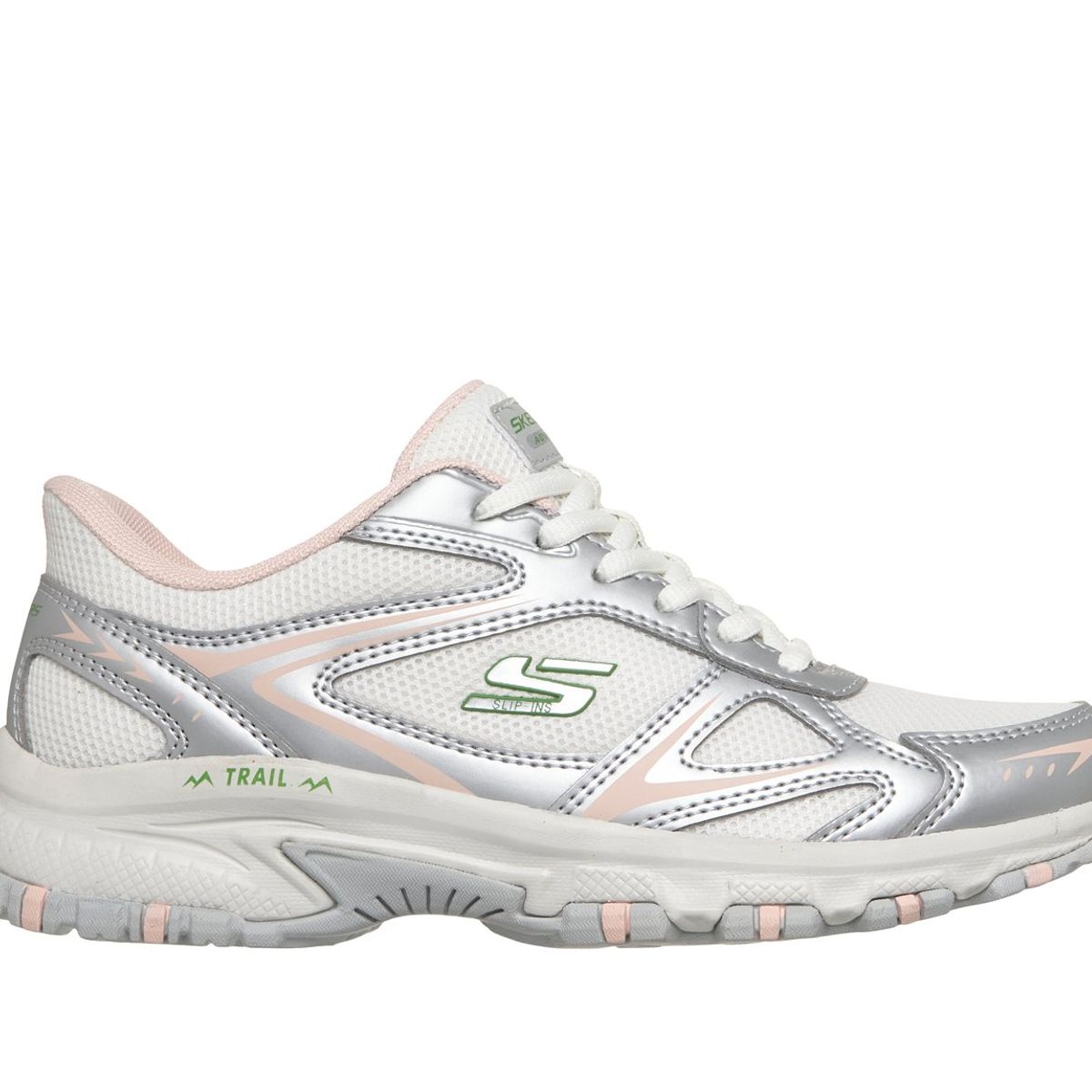 SKECHERS - Zapatillas Mujer Slip-ins Hillcrest Plateado Skechers