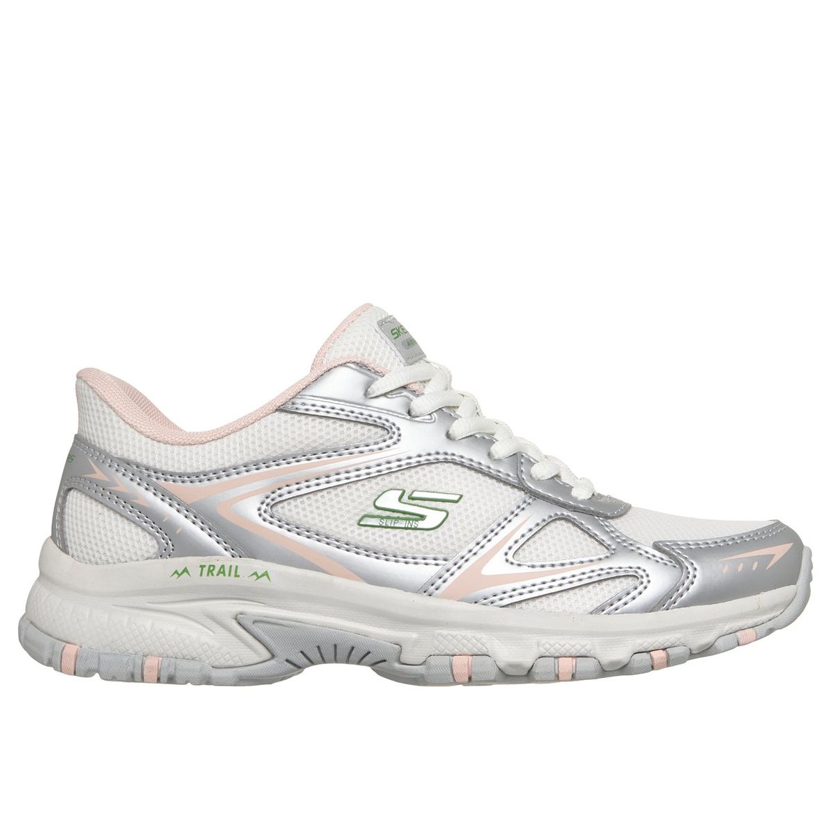 SKECHERS - Zapatillas Mujer Slip-ins Hillcrest Plateado Skechers
