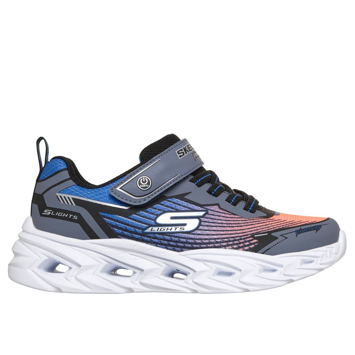 SKECHERS - Zapatillas Niño Vortex 30 Gris naranjo Skechers