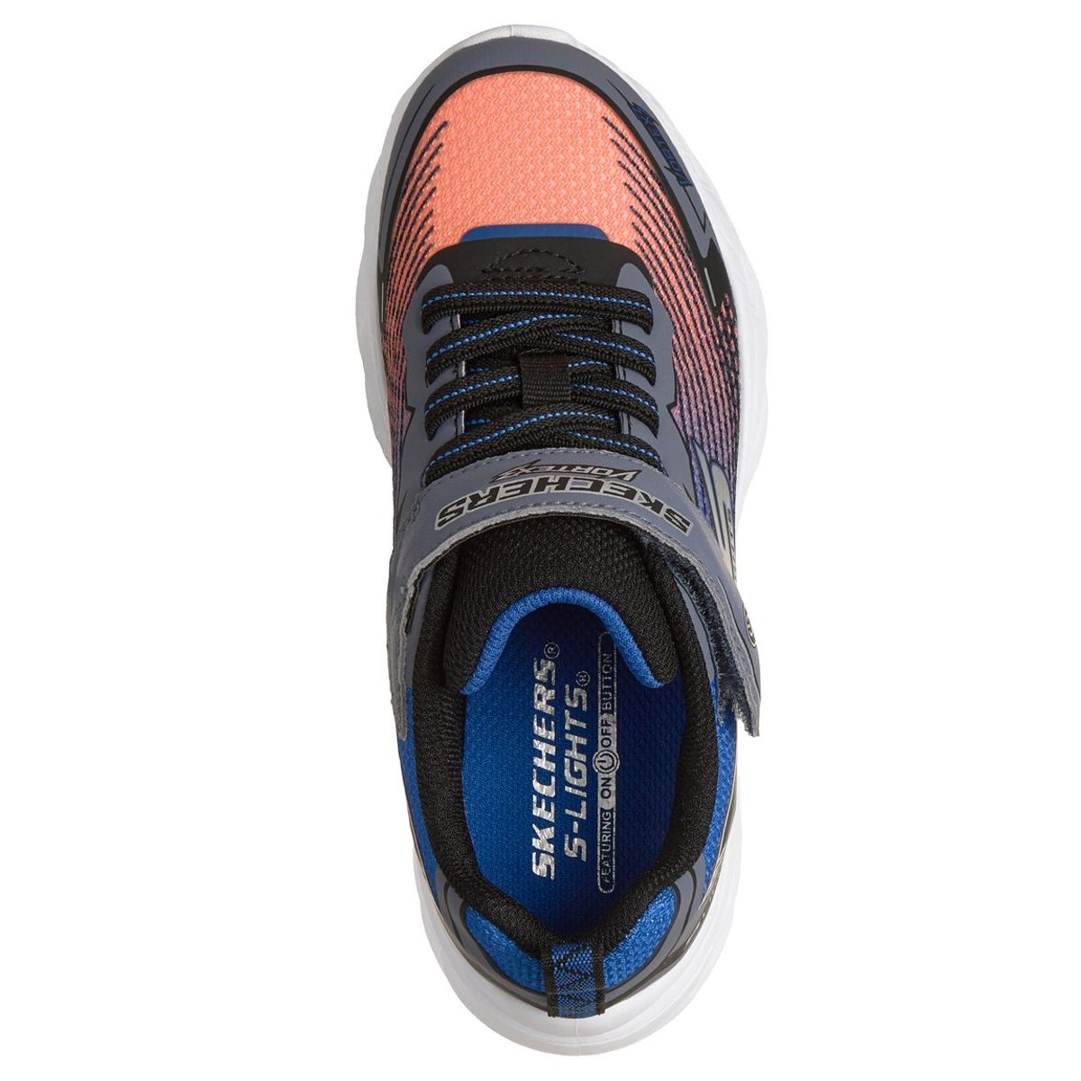 SKECHERS - Zapatillas Niño Vortex 30 Gris naranjo Skechers