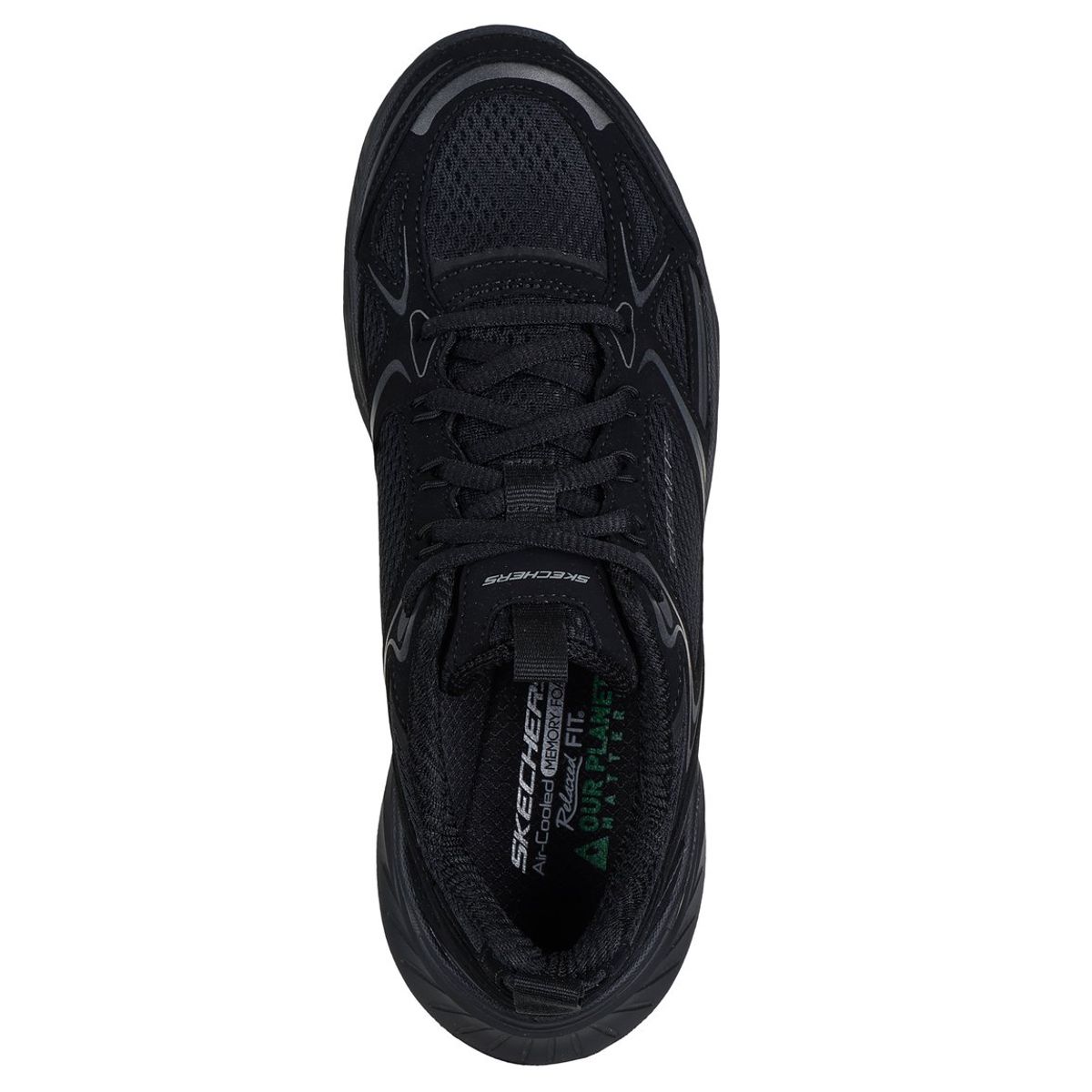SKECHERS - Zapatillas Mujer Edgeride Silver Eclipse Negro Skechers