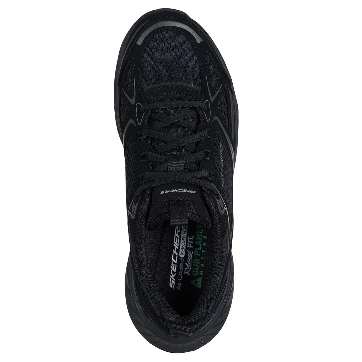 SKECHERS - Zapatillas Mujer Edgeride Silver Eclipse Negro Skechers