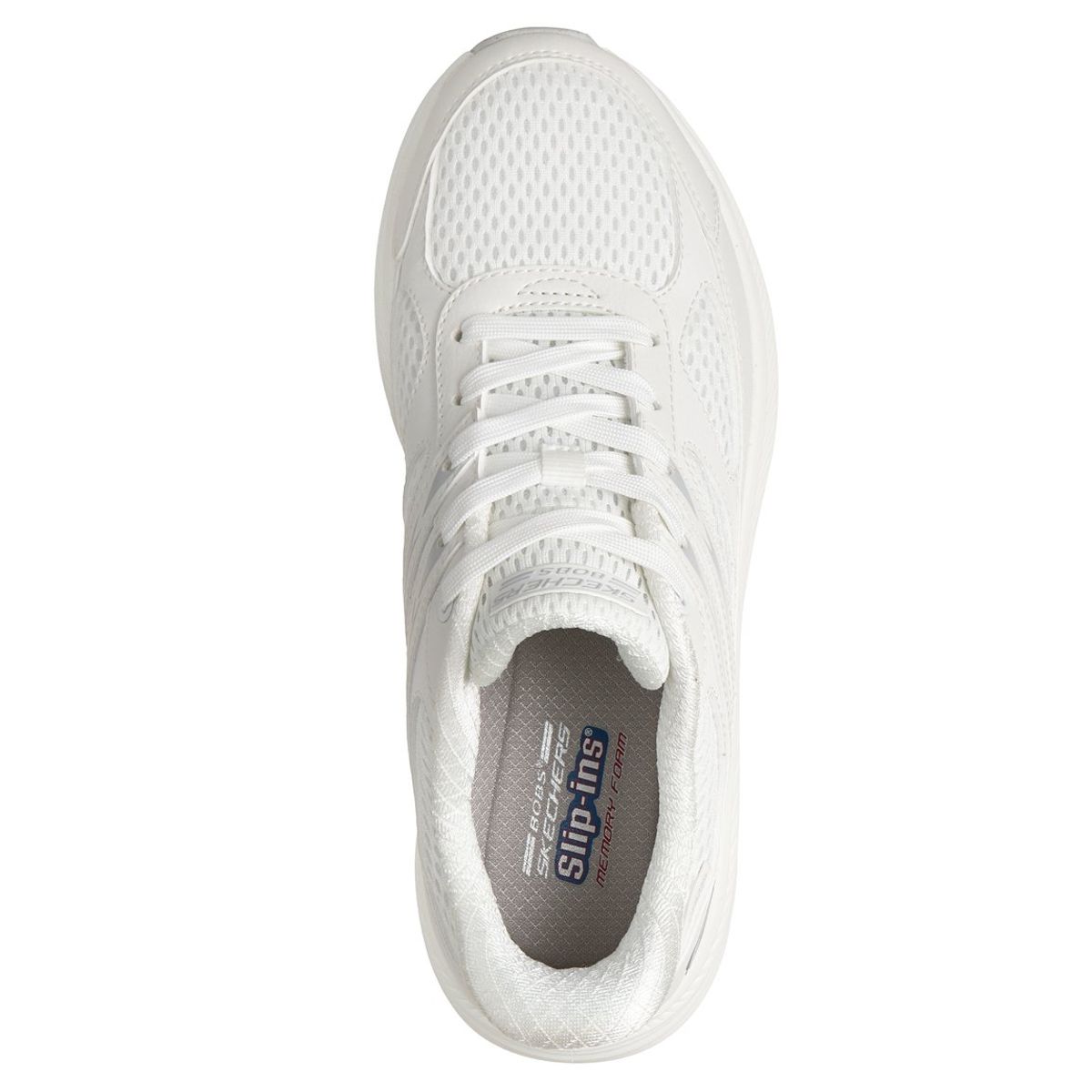 SKECHERS - Zapatillas Mujer Slip-ins BobsSkillz Layered Blanco Skechers