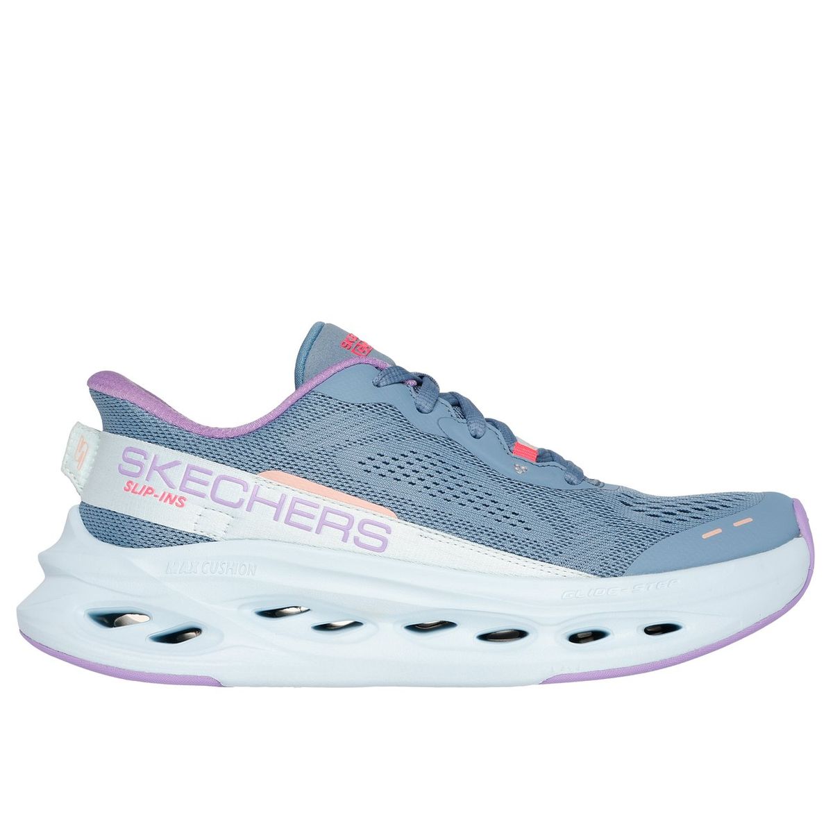 SKECHERS - Zapatillas Mujer Slip-ins Max C Glide-Step Celeste Skechers