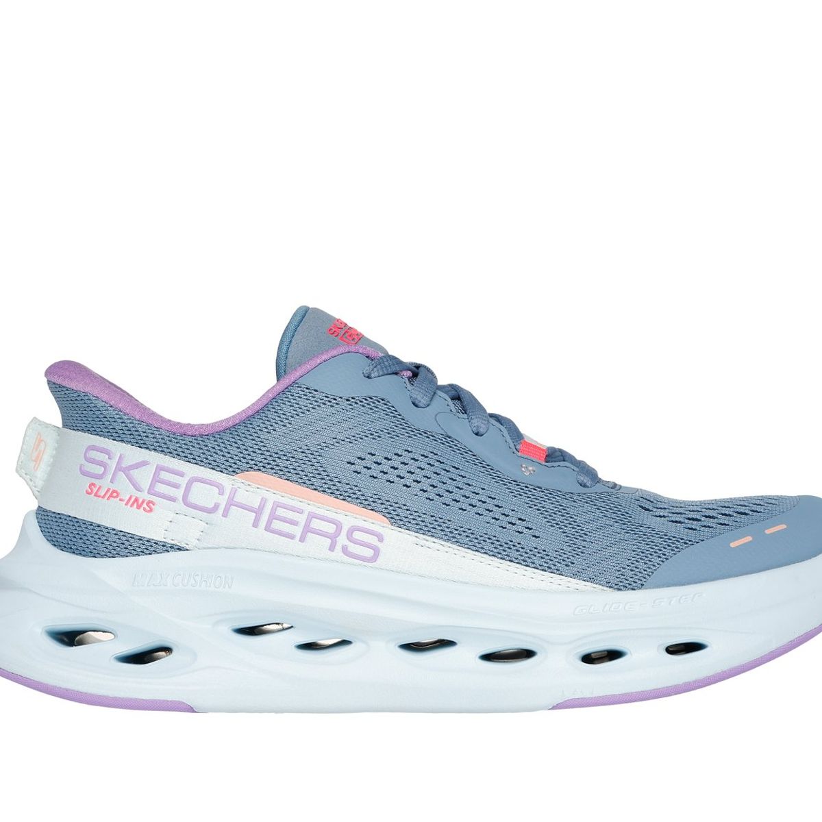 SKECHERS - Zapatillas Mujer Slip-ins Max C Glide-Step Celeste Skechers