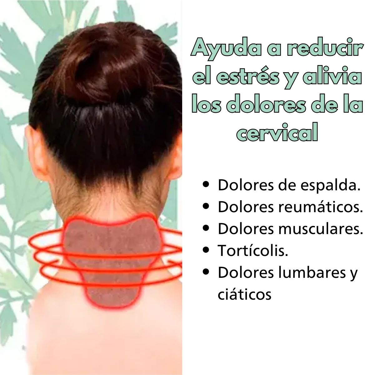 GENERICO - Pack 20 Parches Relajante Muscular Para Cuello Y Espalda