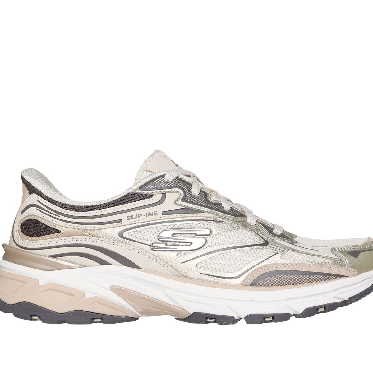 SKECHERS - Zapatillas Mujer Slip-ins Stamina Sport Beige Skechers