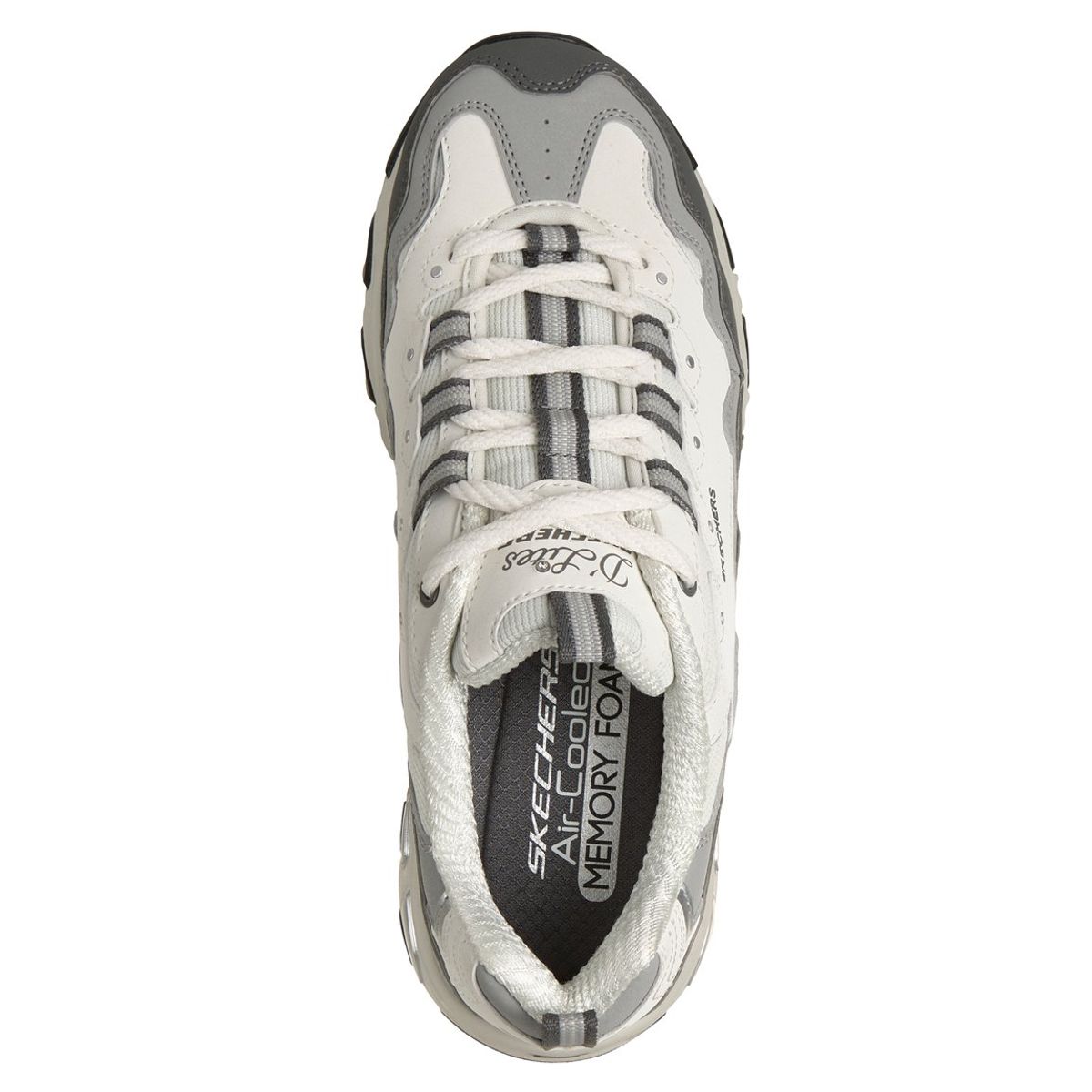SKECHERS - Zapatillas Mujer DLites Celeste Gris Skechers