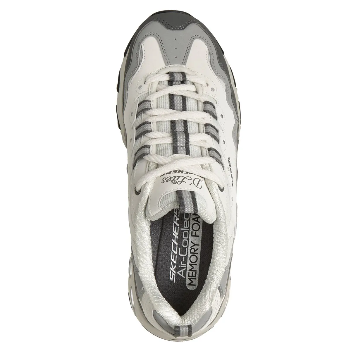 SKECHERS - Zapatillas Mujer DLites Celeste Gris Skechers