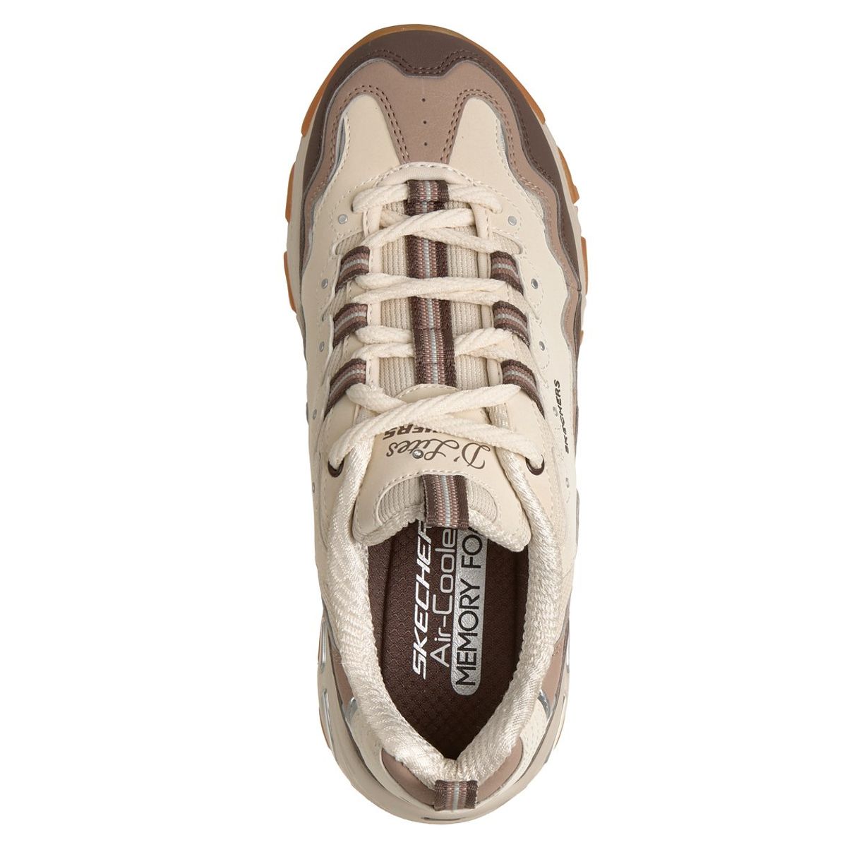 SKECHERS - Zapatillas Mujer DLites Beige Skechers