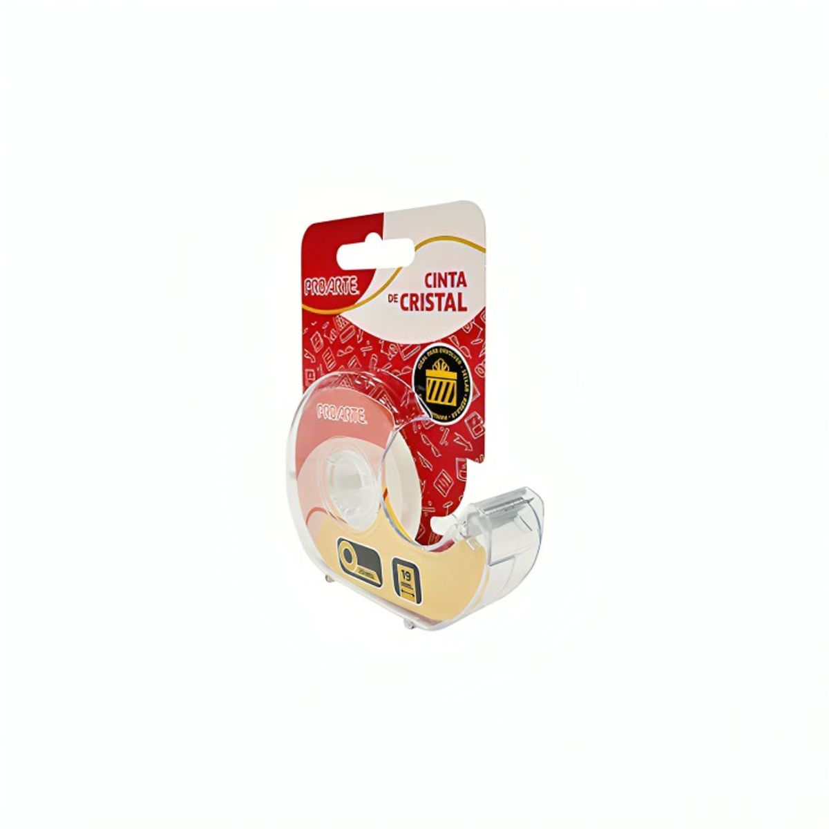 PROARTE - Pack 3 Cinta Cristal CDispensador 19mm x20m  Proarte
