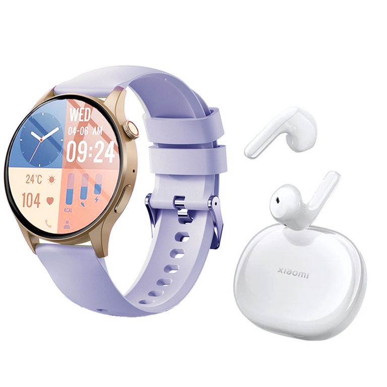 Air 3 SE De Audífonos tws Blanco y Toumi Watch Y80 Pro-Morado