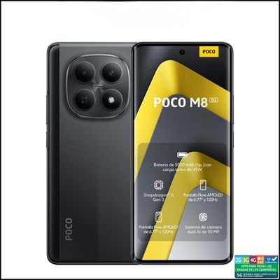 Xiaomi Poco M8 5G Negro 8Gb + 512Gb