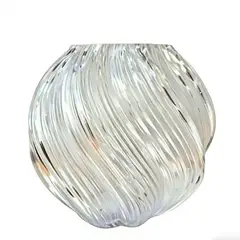 POLASUP - Vestidos de vidrio transparente decoración de flores 3-12507