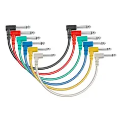 KUANGYE - Cable Pedales Pedalera Guitarra Bajo Pack 6 Unidades