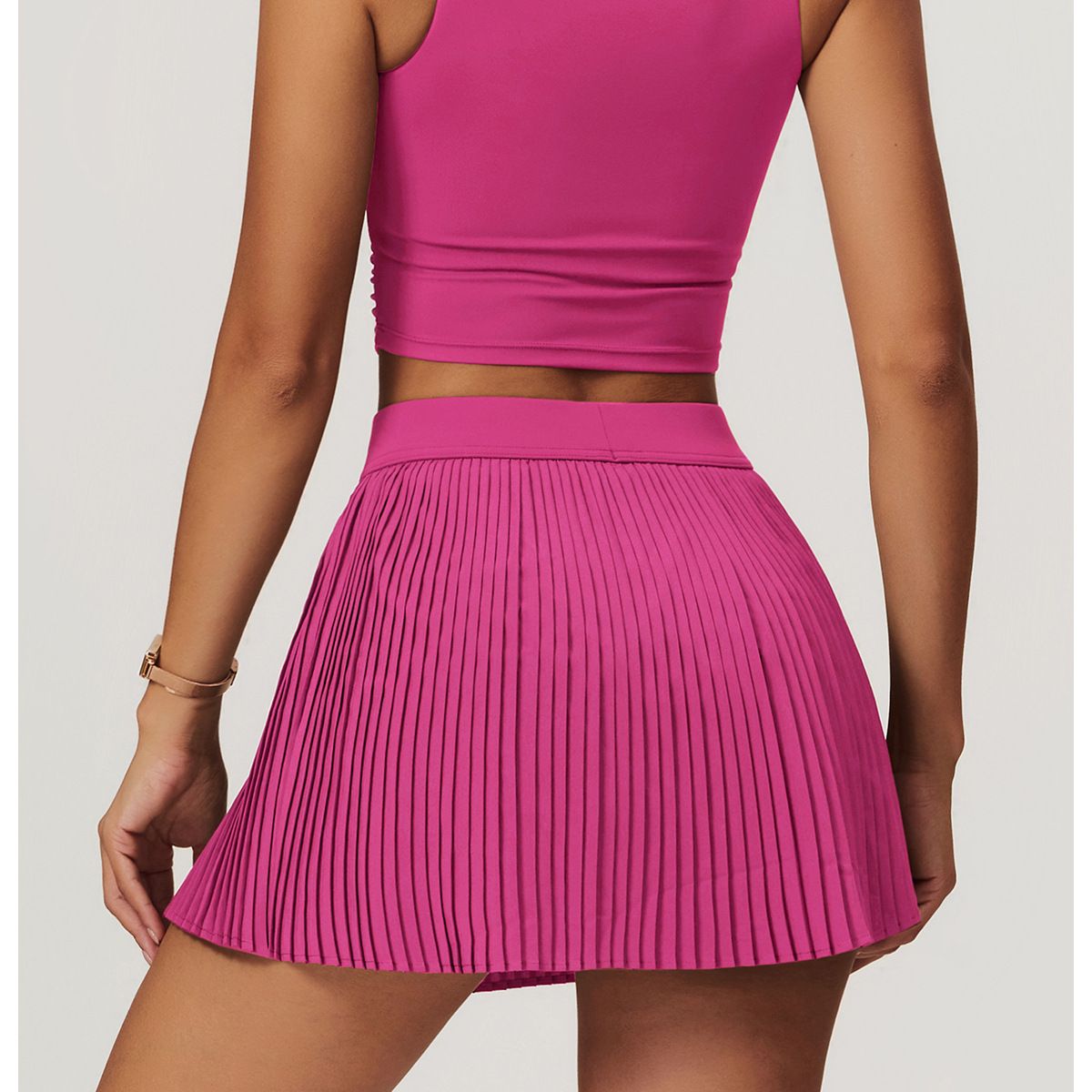 TIOZONEY - Faldas atléticas para tenis y golf - Rosado
