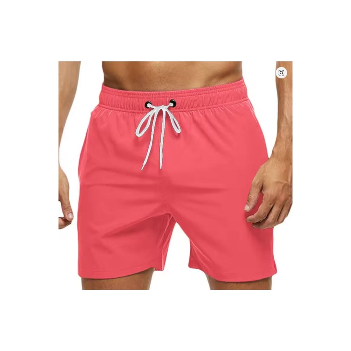 LOOK SHOP - Traje De Baño Hombre Forro Malla. Short Playa. Colores Lisos 006