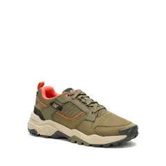 CAT - Zapatilla Cuero Hombre Grapple Leather Oliva