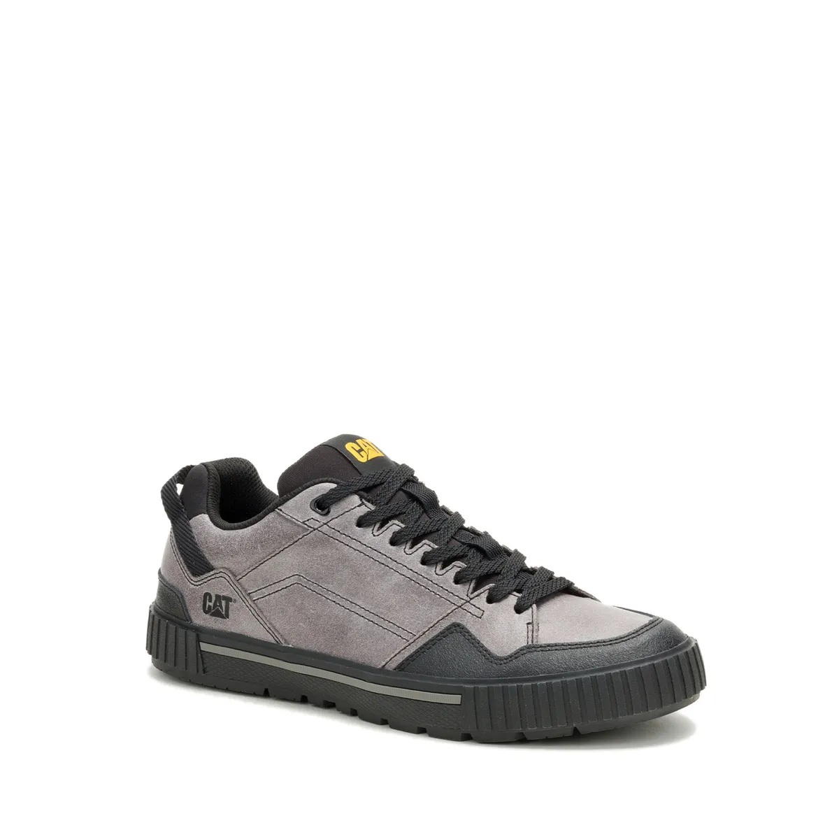 CAT - Zapatilla C/Caña Cuero Hombre Axiom Gris CAT