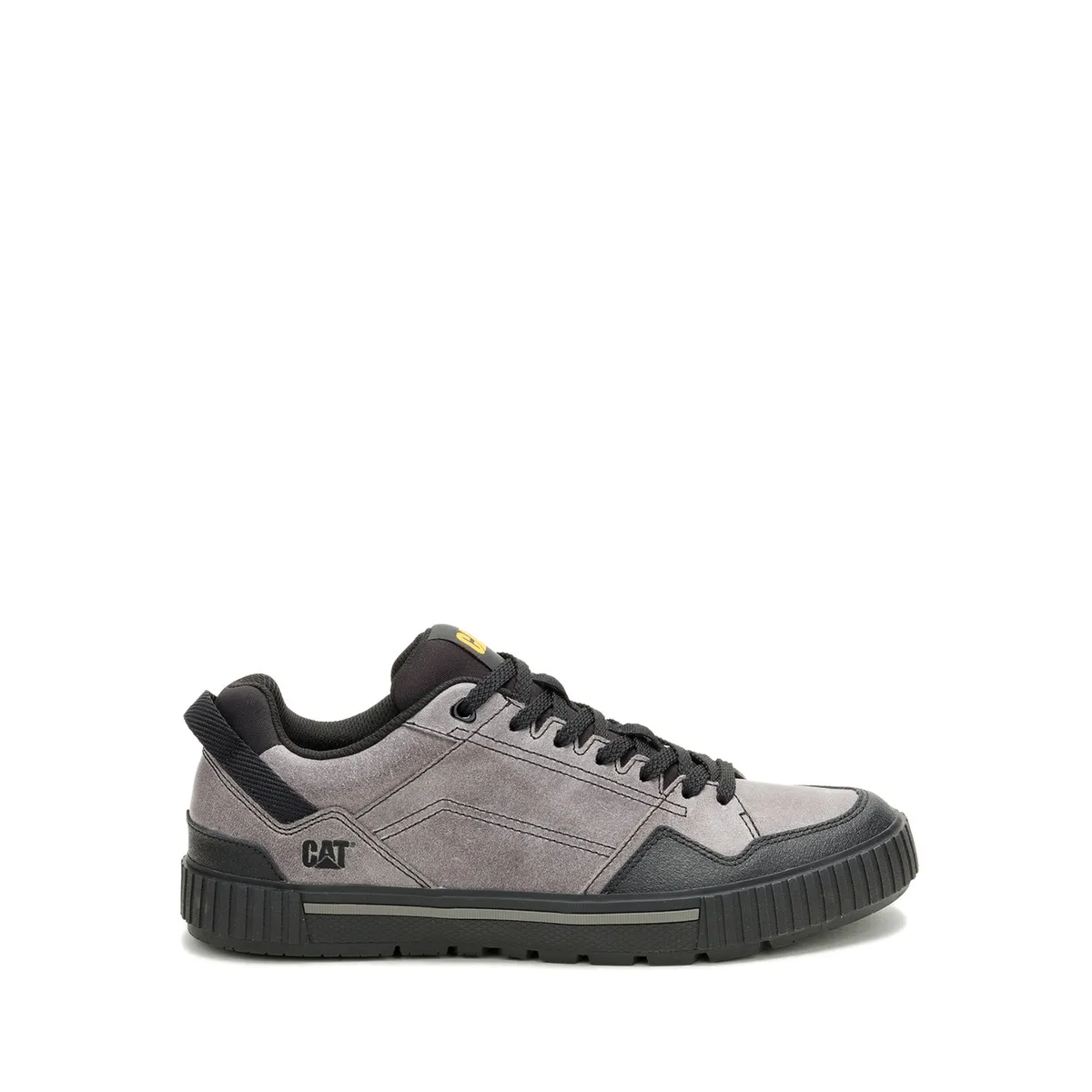 CAT - Zapatilla C/Caña Cuero Hombre Axiom Gris CAT