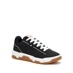 CAT - Zapatilla Cuero Mujer Lore Negro