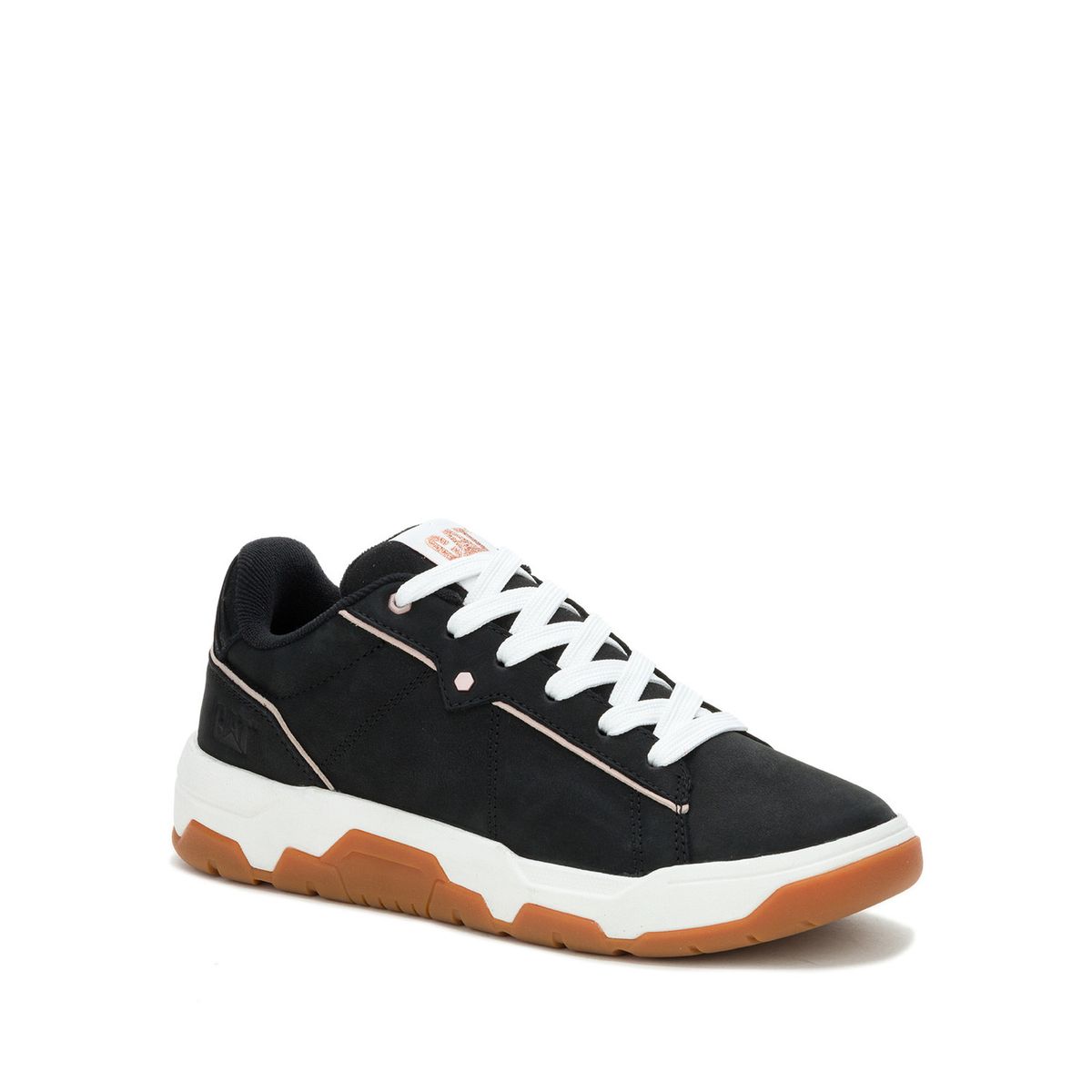 CAT - Zapatilla Cuero Mujer Lore Negro CAT