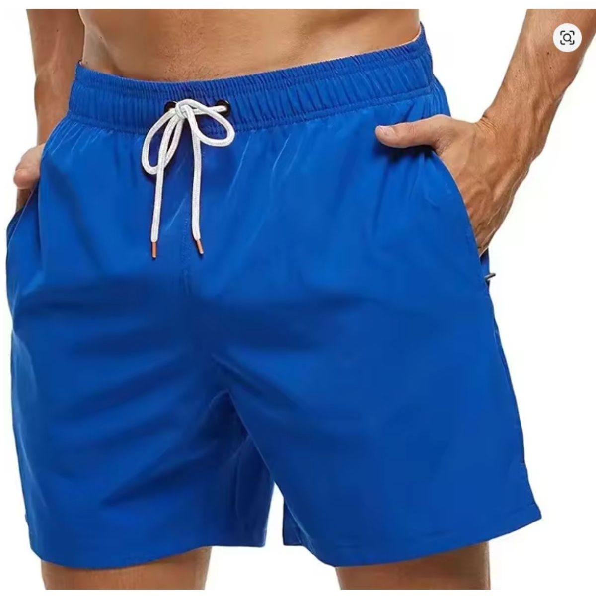 LOOK SHOP - Traje De Baño Hombre Forro Malla. Short Playa. Colores Lisos 006