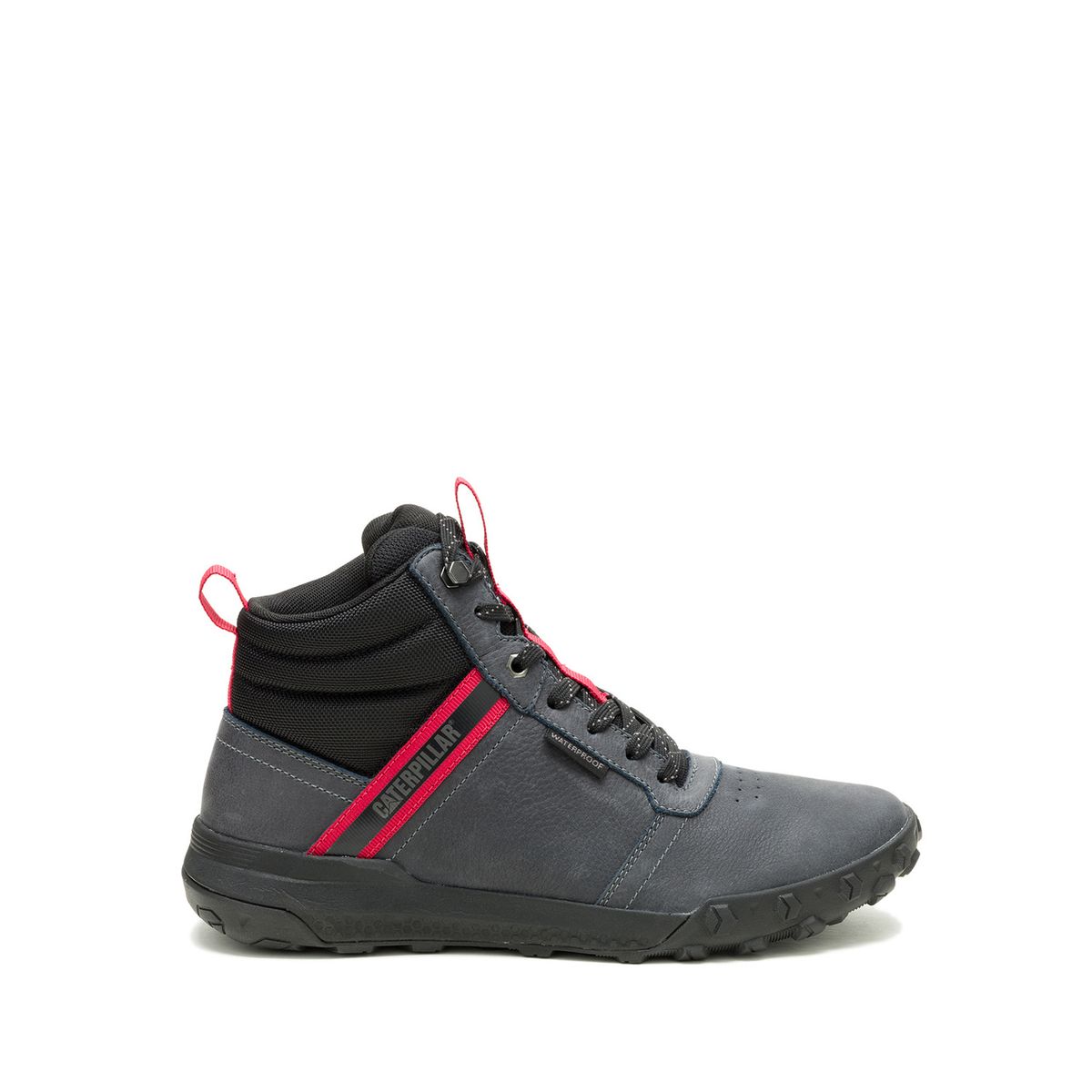 CAT - Zapatilla C/Caña Cuero Hombre Hex Ready Mid Wp Gris CAT