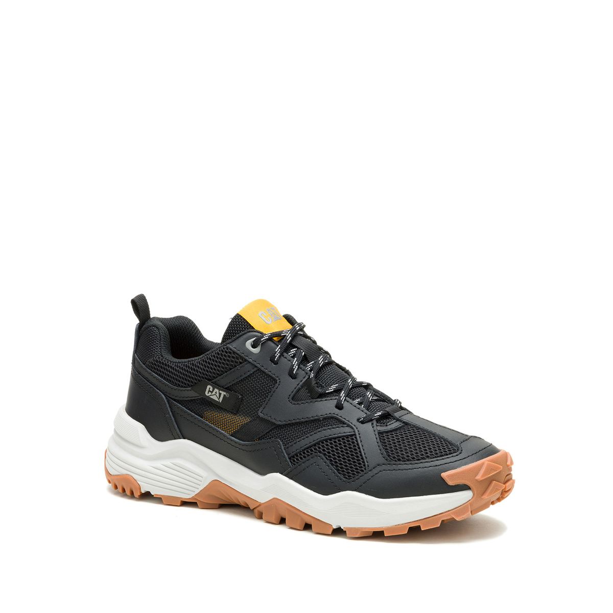 CAT - Zapatilla Cuero Hombre Grapple Leather Negro CAT