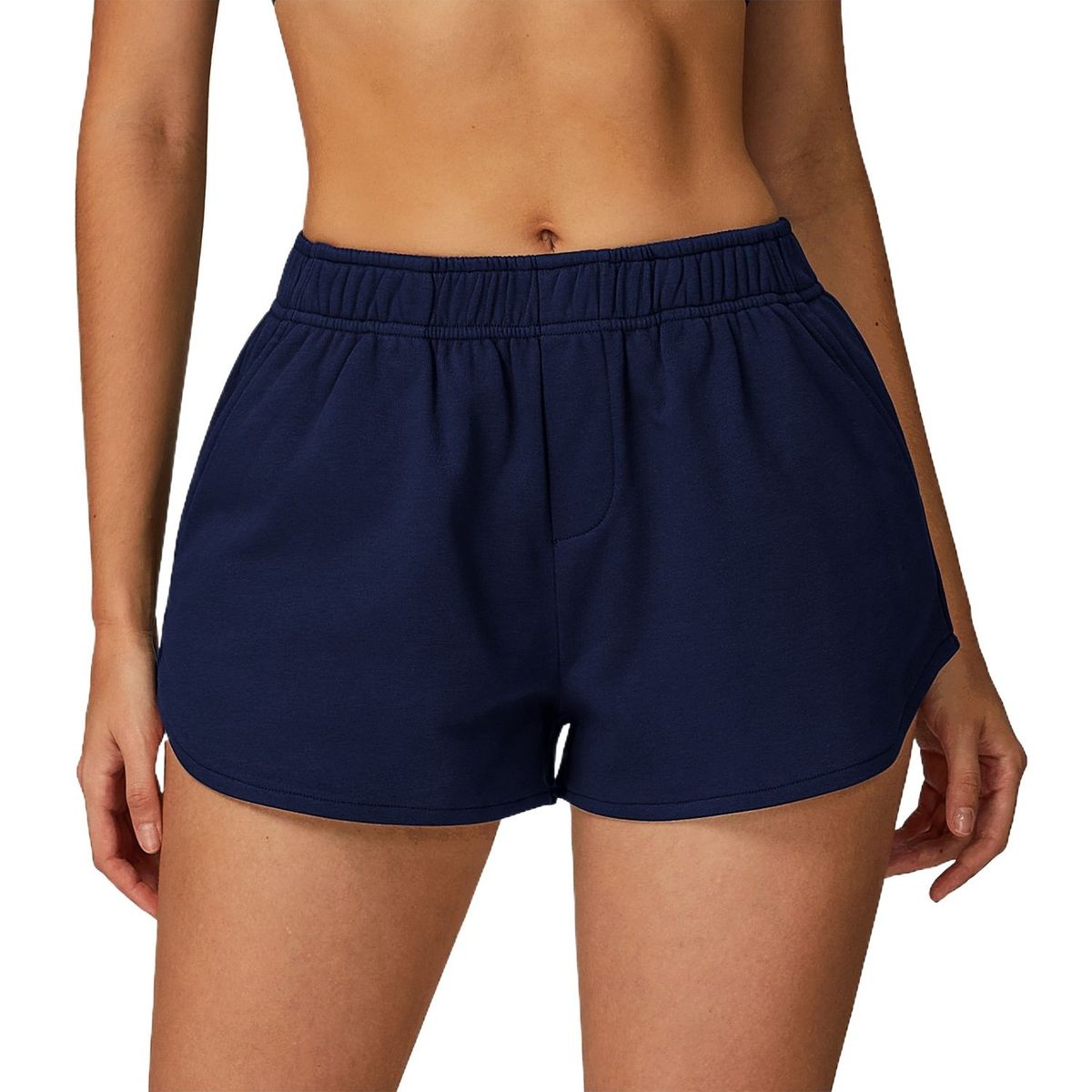 TIOZONEY - Pantalones cortos para mujer - Azul