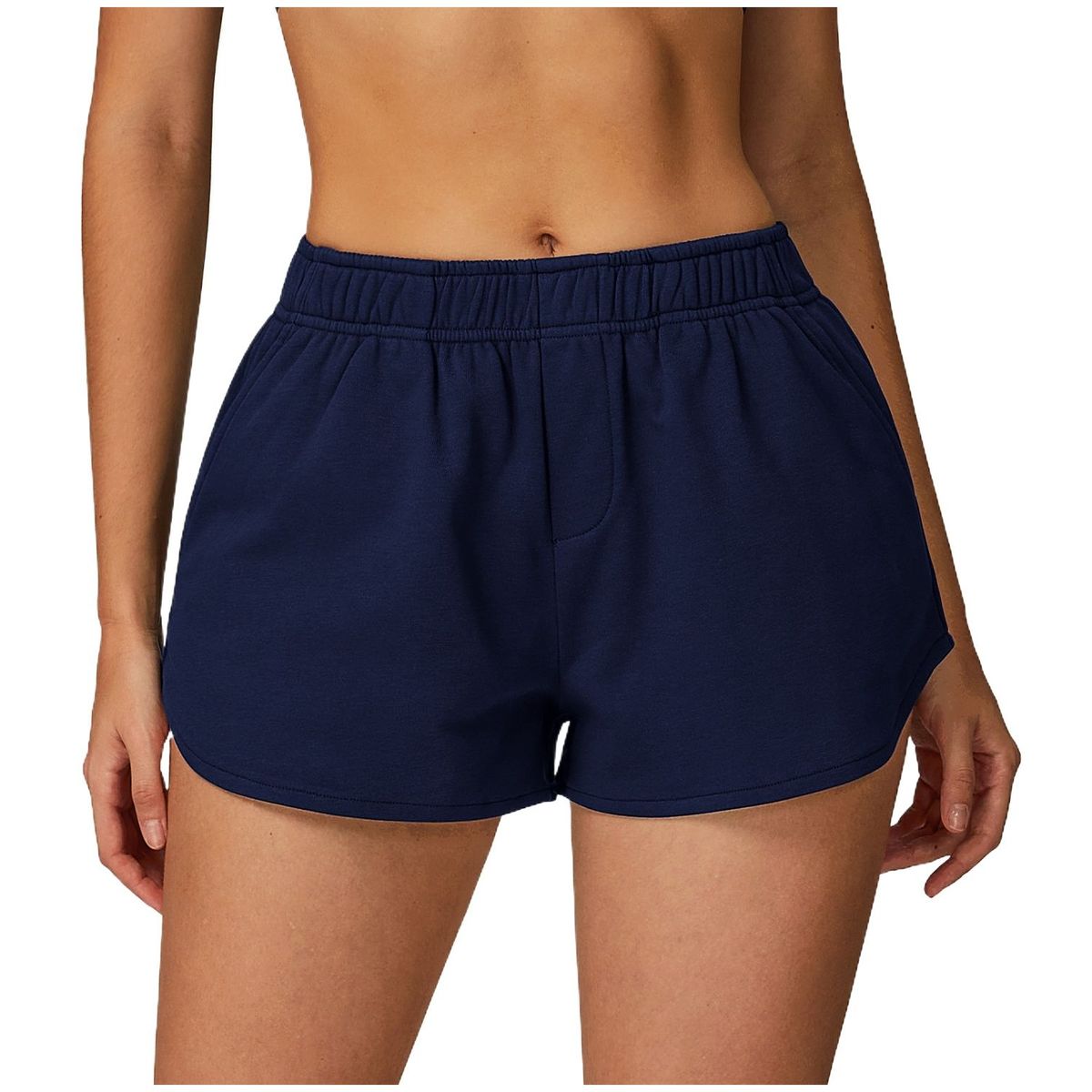 TIOZONEY - Pantalones cortos para mujer - Azul