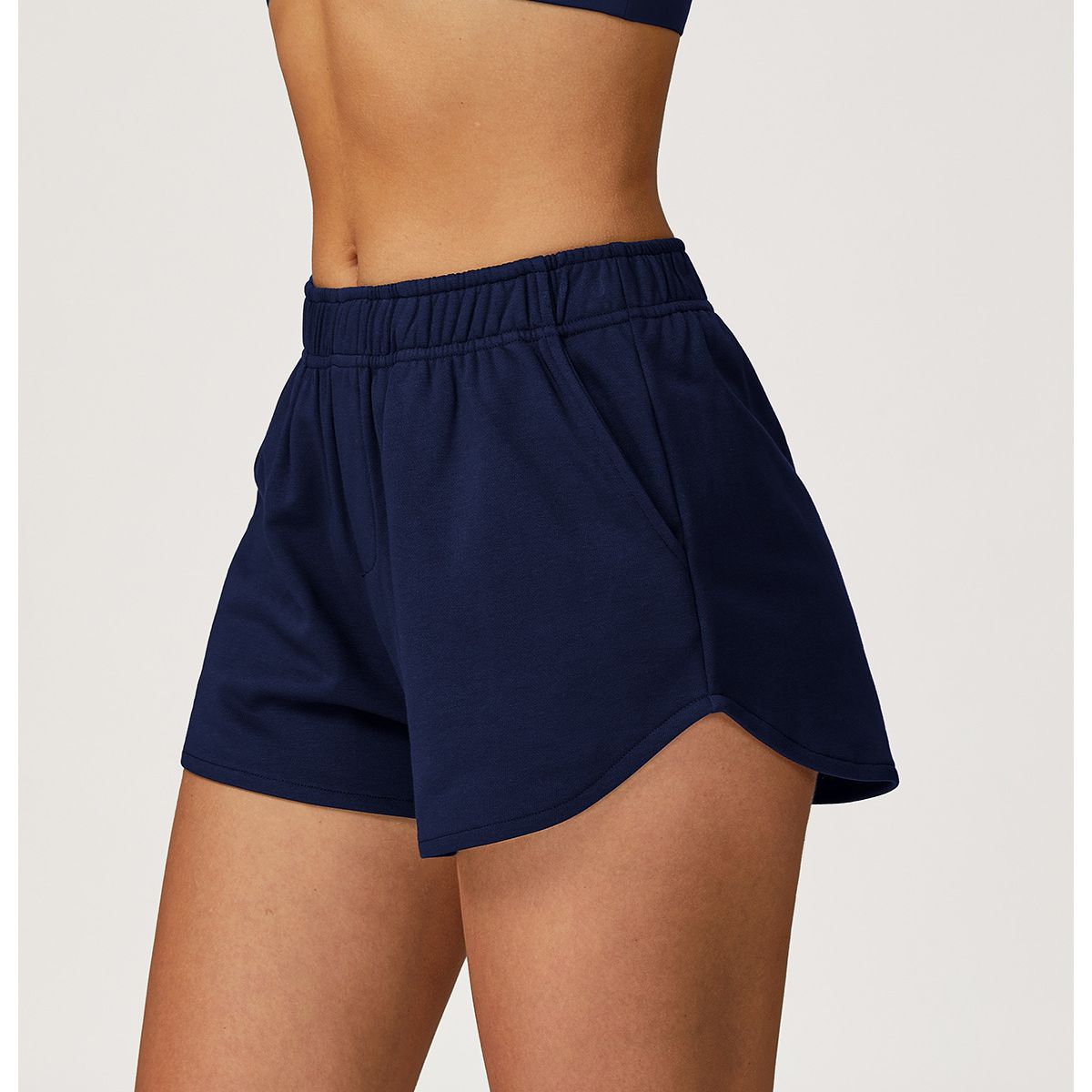 TIOZONEY - Pantalones cortos para mujer - Azul