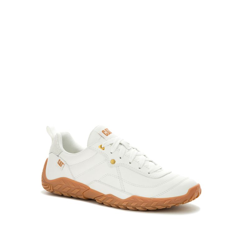 Zapatilla Cuero Mujer Track Mode Blanco