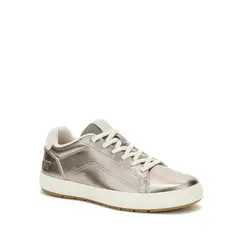 CAT - Zapatilla Cuero Mujer Imply Plateado