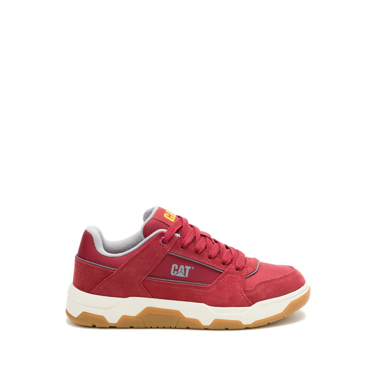 CAT - Zapatilla C/Caña Cuero Hombre Theorem Rojo CAT