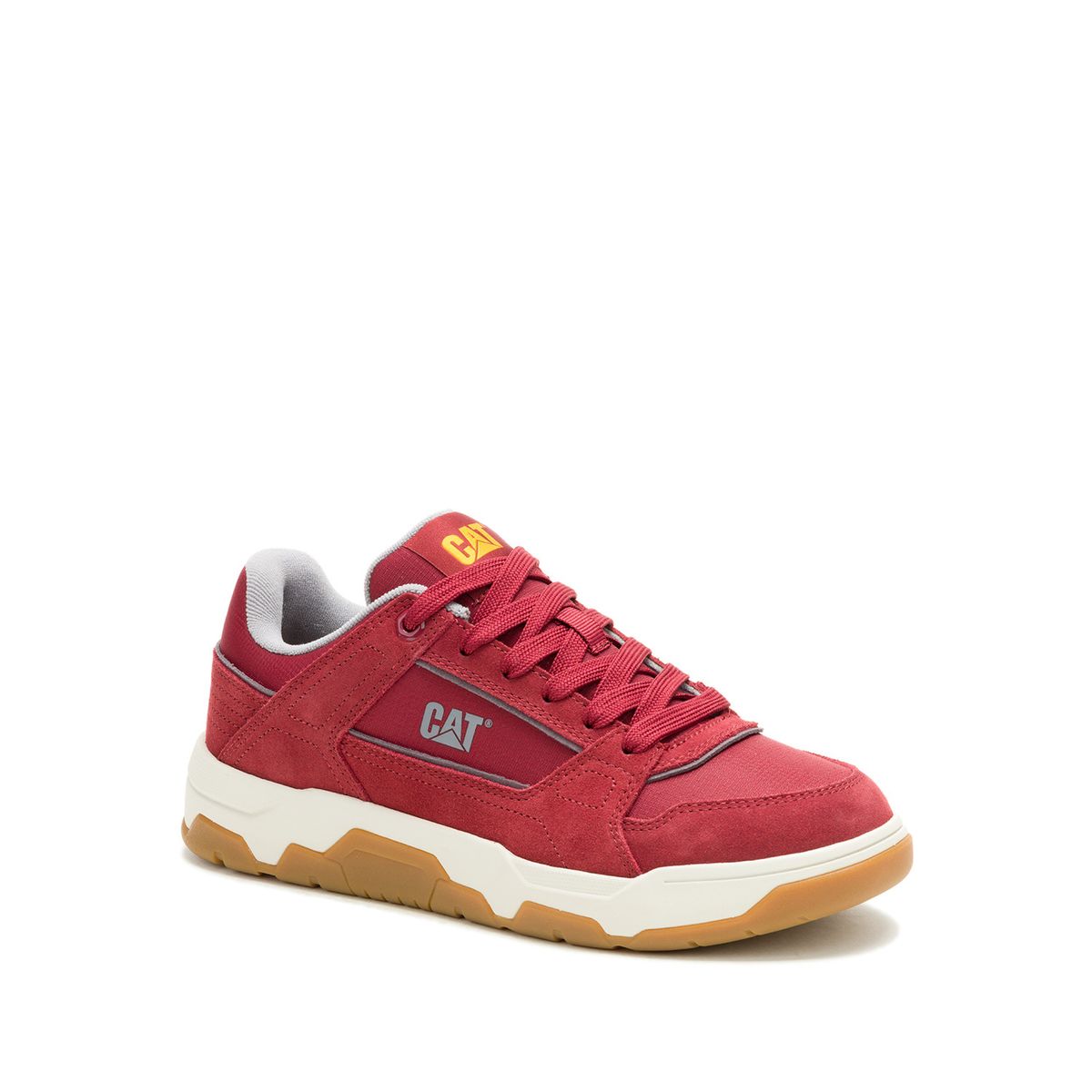 CAT - Zapatilla C/Caña Cuero Hombre Theorem Rojo CAT