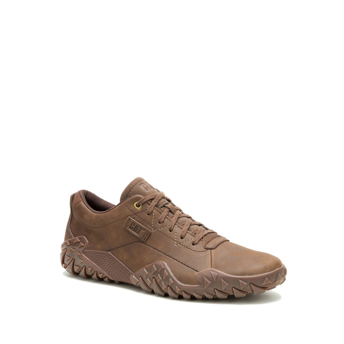 CAT - Zapatilla Cuero Hombre Gridlock Lo Café CAT