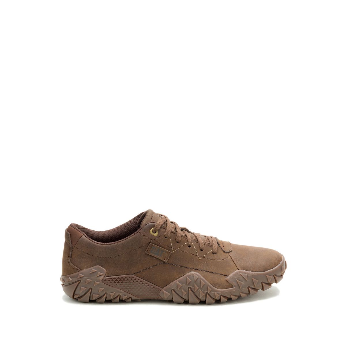 CAT - Zapatilla Cuero Hombre Gridlock Lo Café CAT
