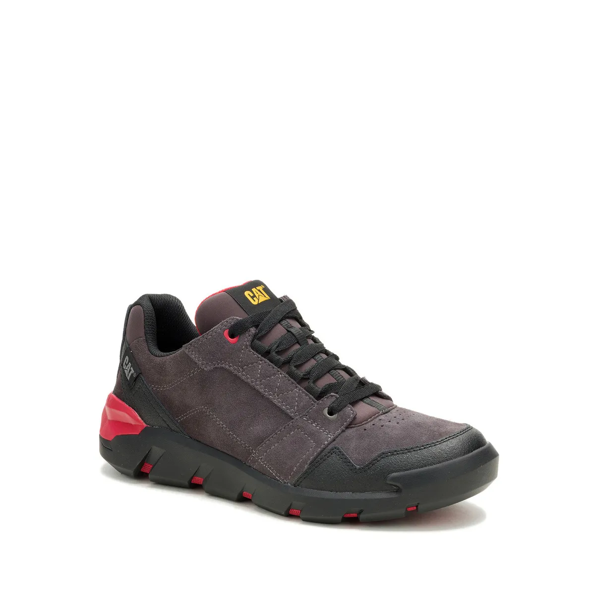 CAT - Zapatilla Cuero Hombre Gauge Gris CAT
