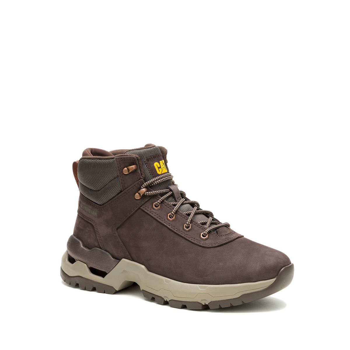 CAT - Zapatilla C/Caña Cuero Hombre Surge Hiker Café CAT