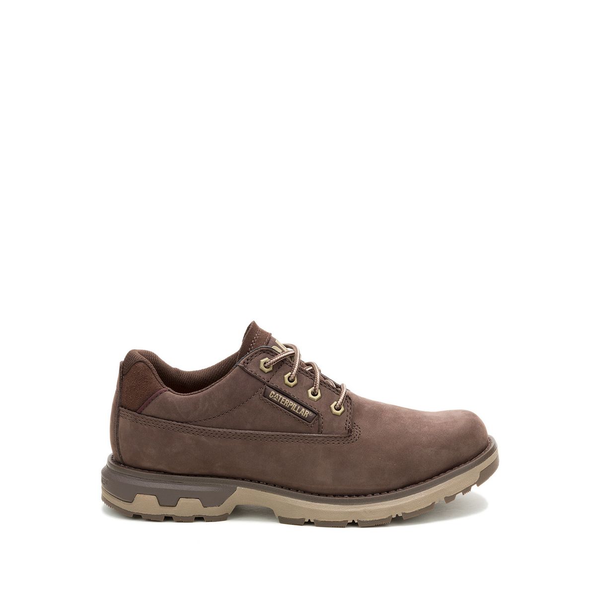 CAT - Zapato Cuero Hombre Pursue Lo Café CAT