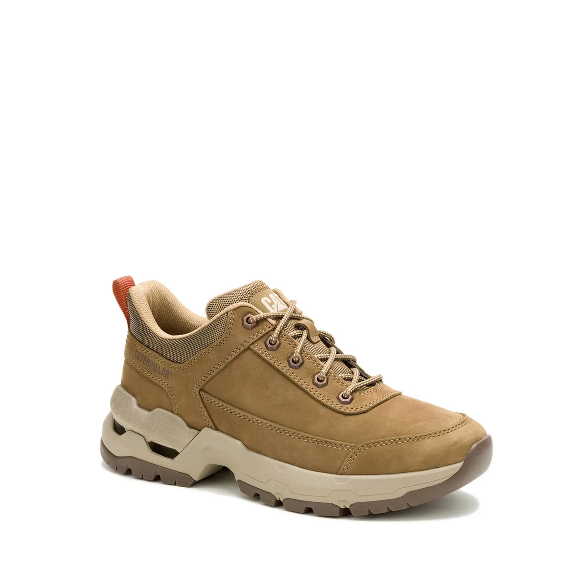 CAT - Zapatilla Cuero Hombre Surge Hiker Lo Café Claro CAT