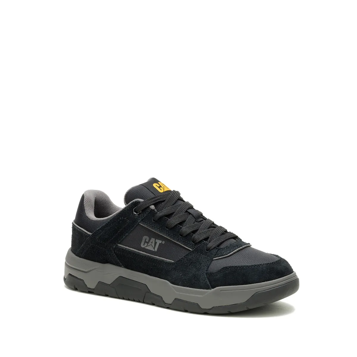 CAT - Zapatilla C/Caña Cuero Hombre Theorem Negro CAT