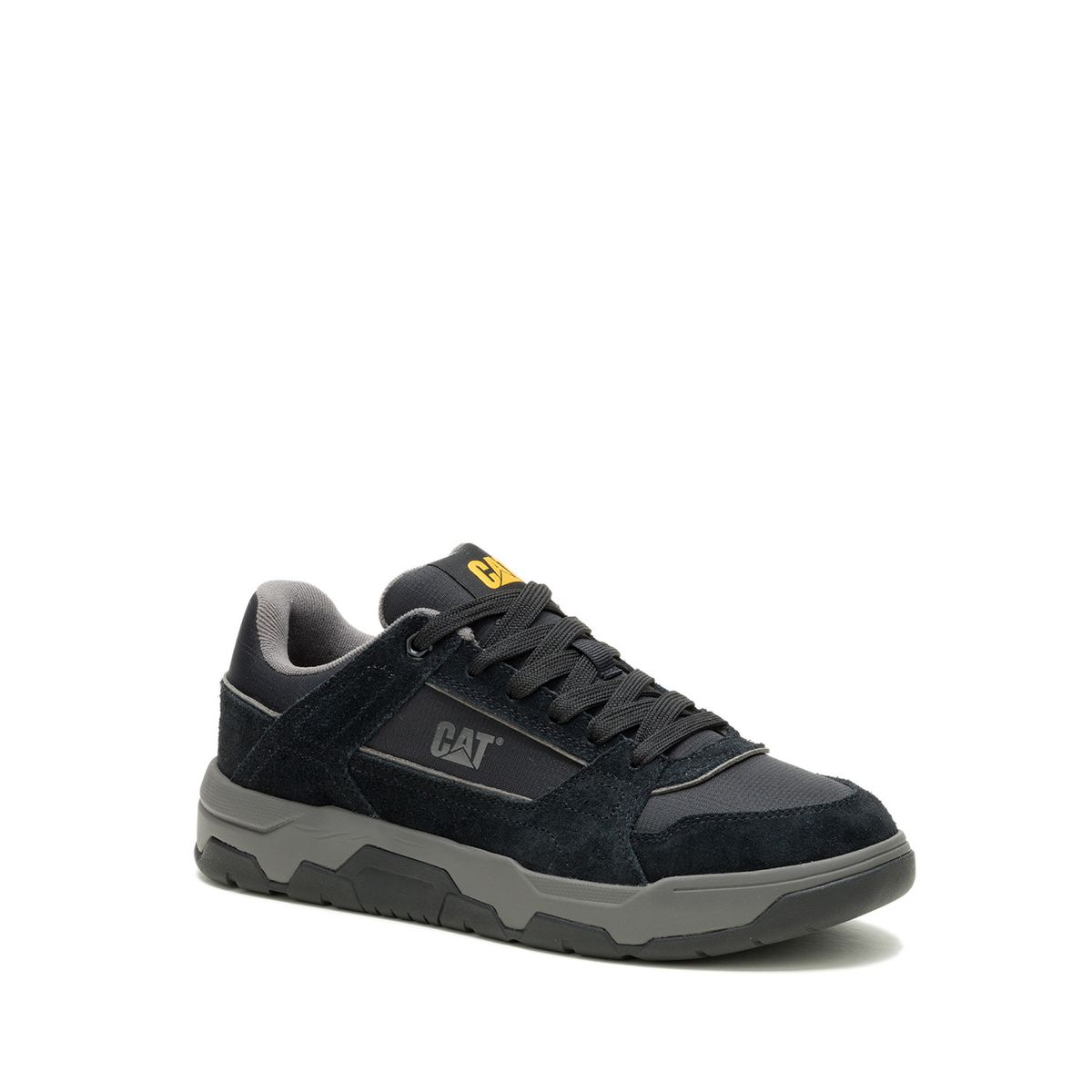 CAT - Zapatilla C/Caña Cuero Hombre Theorem Negro CAT