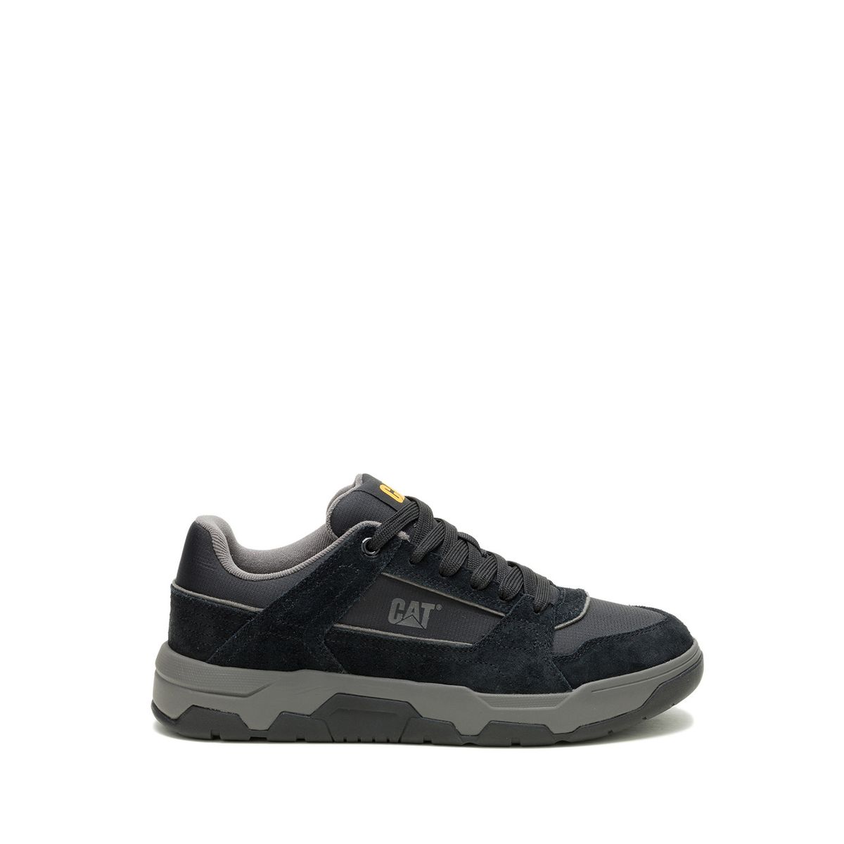 CAT - Zapatilla C/Caña Cuero Hombre Theorem Negro CAT