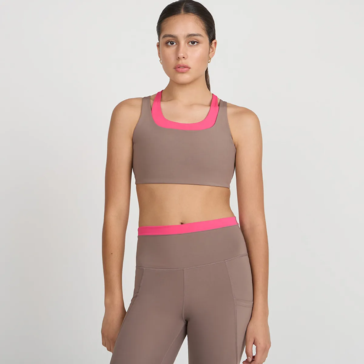 ELLESSE - PETO MUJER ELLESSE RAFAELA FUCSIA/CAFÉ
