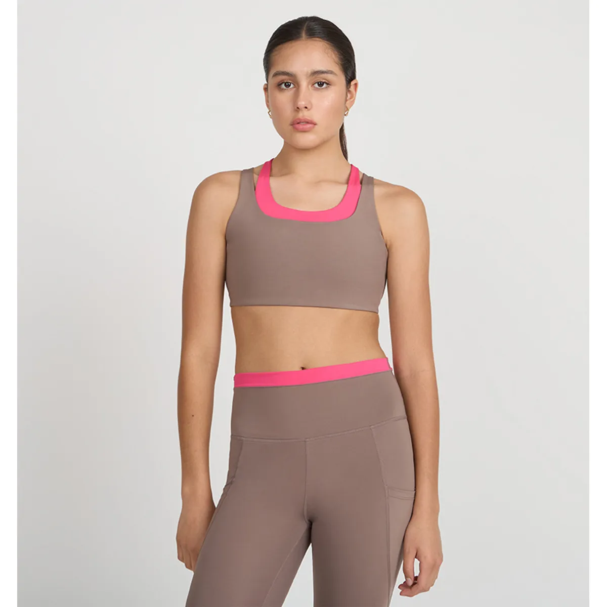 ELLESSE - PETO MUJER ELLESSE RAFAELA FUCSIA/CAFÉ