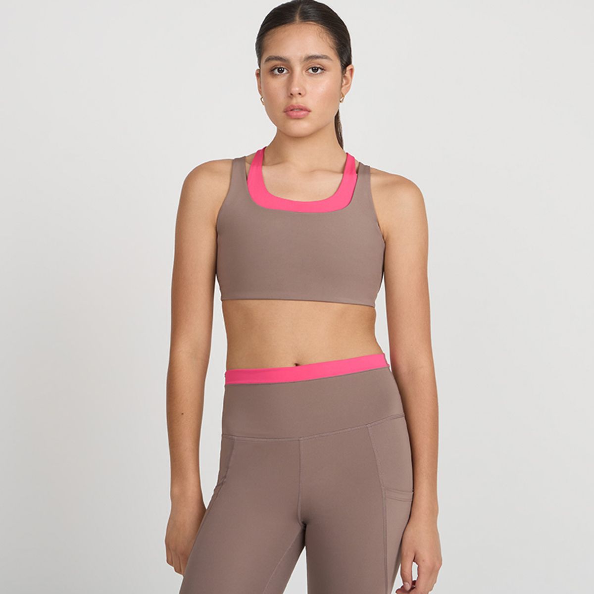 ELLESSE - PETO MUJER ELLESSE RAFAELA FUCSIA/CAFÉ